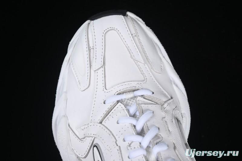 Balenciaga Monday Leather Round Toe Lace-Up Low-Top Lifestyle Sneakers - WDTSC9110