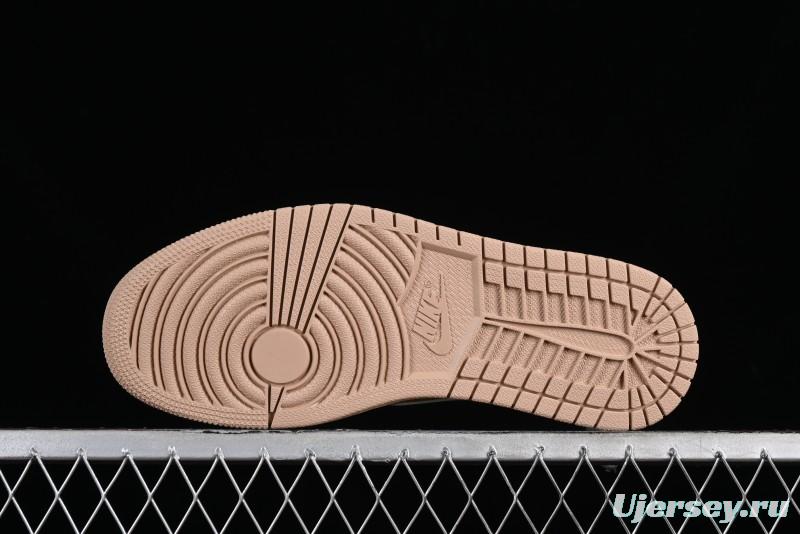 Nike Travis Scott x Air Jordan 1 Low OG AJ1 Reverse Swoosh Sneakers - DM7866-106