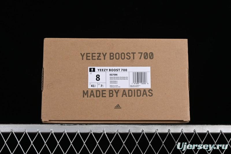 Adidas Yeezy Boost 700 Analog Running Shoes with 3M Reflective Design - EG7596