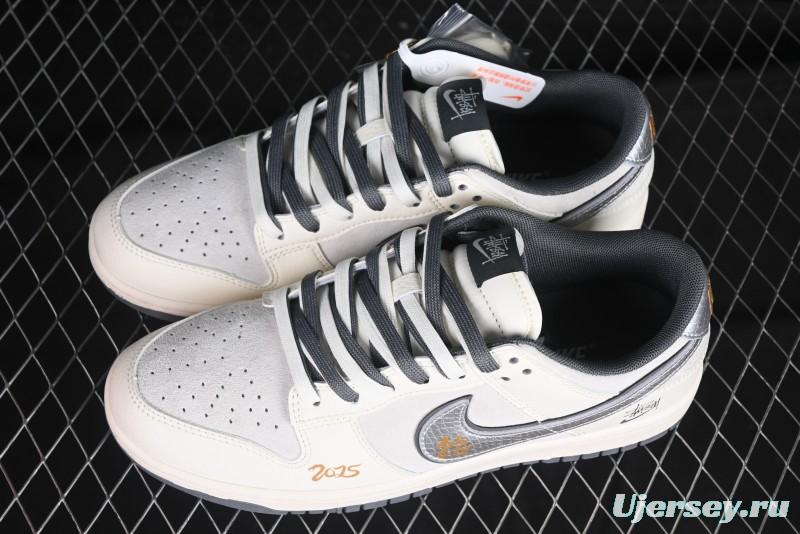 Nike SB Dunk Low Stussy Snake Year Collaboration Anniversary Edition Low-Top Casual Sneakers - DM6868-008