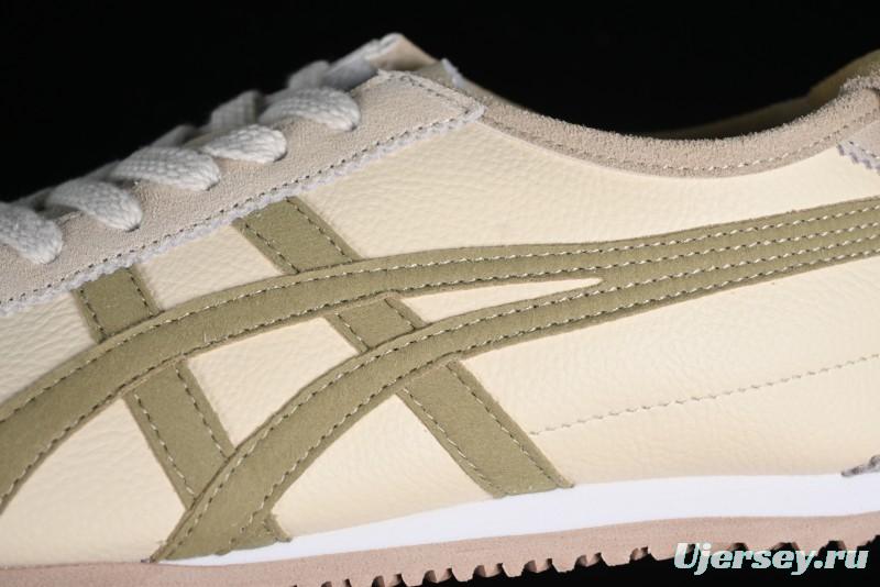 Onitsuka Tiger Mexico 66 Low-Top Leather Casual Running Shoes - 1183C076-101
