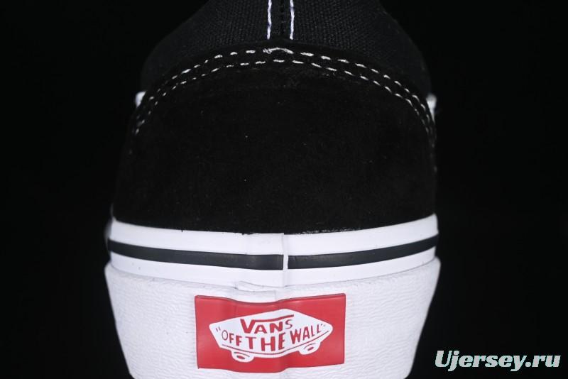 Vans Premium Old Skool Classic Black & White Low-Top Skate Shoes - VN000ZD4Y28
