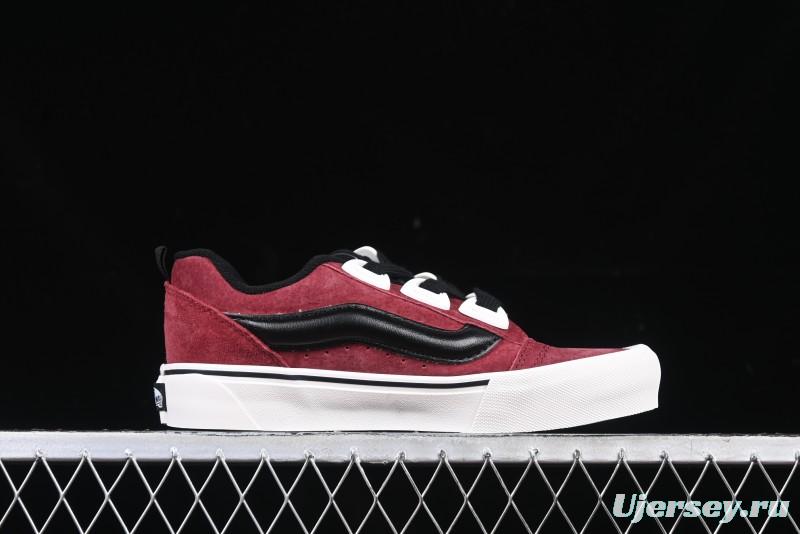 Vans Knu Skool DR Wine Red New Series Chunky Sneakers - VN000CZUVE8