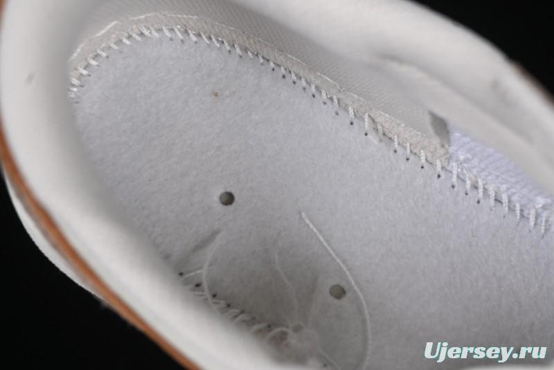 Nike Travis Scott x Fragment Design x Air Jordan 1 Low OG SP AJ1 Mocha Gold Low-top Casual Sneakers - DM7866-040