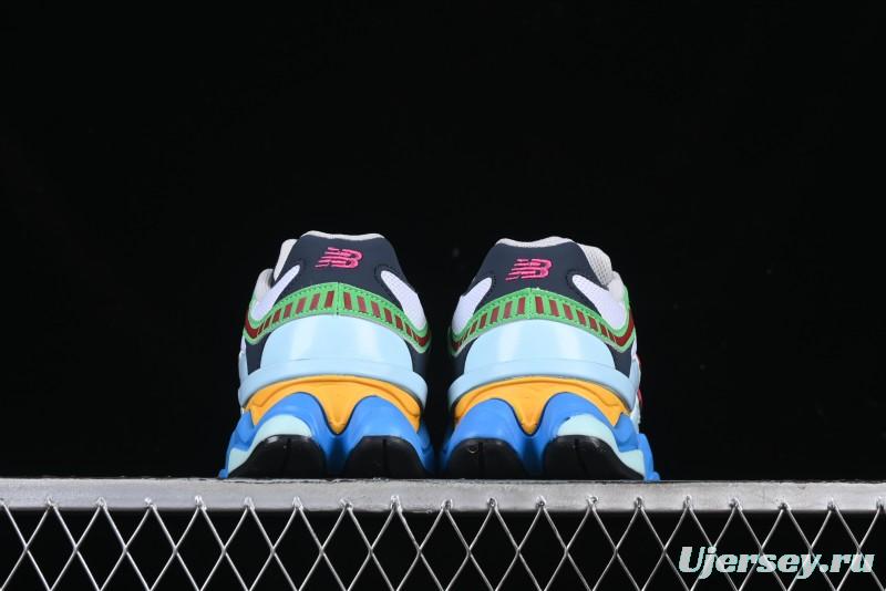 New Balance 9060 Retro Casual Running Sneakers with ABZORB Cushioning Technology - U9060NBN