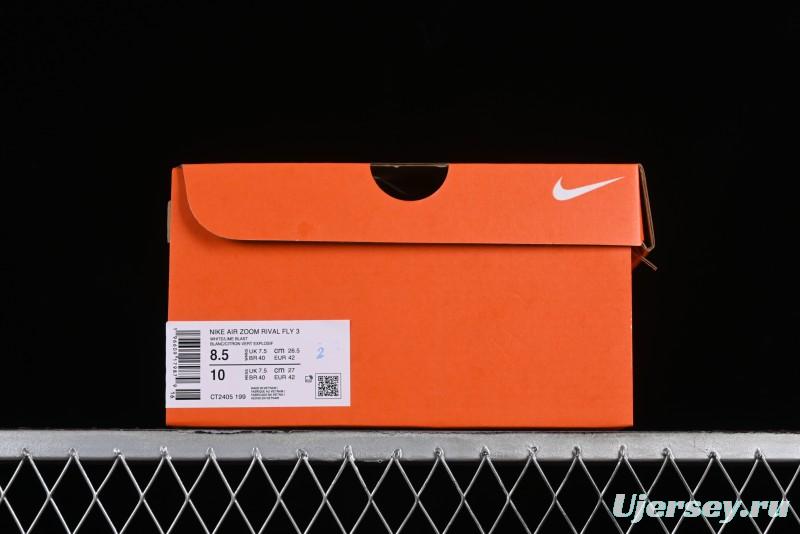 Nike Zoom Rival Fly 3 Lightweight Comfortable Cushioned Low-Top Casual Running Shoes - CT2405-199