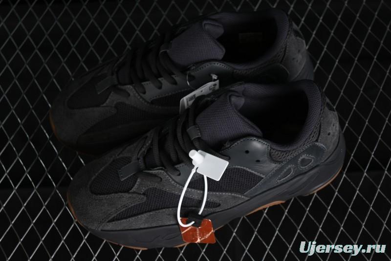Adidas Yeezy Boost 700 V2 Utility Black Running Shoes with 3M Reflective Details - FV5304