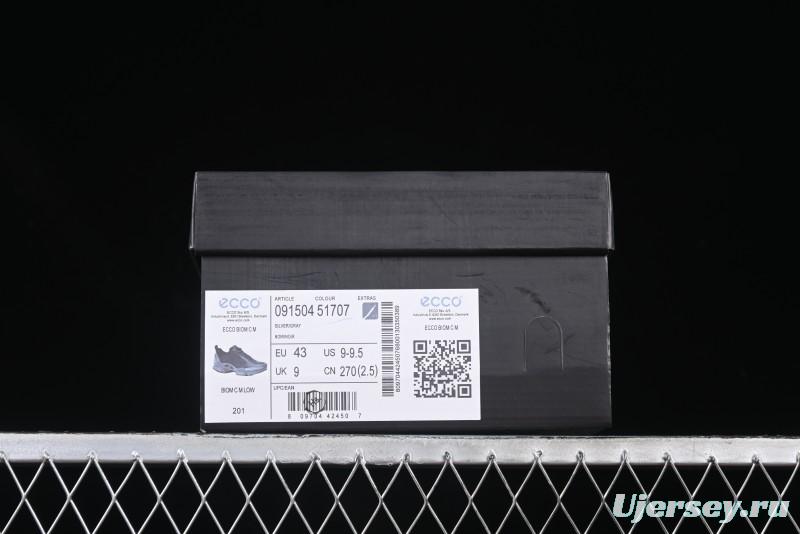 ECCO BIOM C Classic Genuine Leather Breathable Slip-Resistant Running Shoes - 09150451707