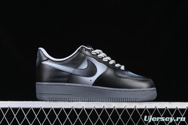 Nike Air Force 1 '07 Low Night Storm Custom Casual Sneakers for Autumn Winter - YD2425-101