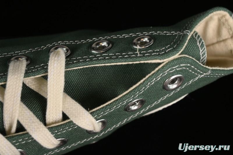 Converse Chuck 1970s High Top Casual Canvas Sneakers in Pine Green - A06521C