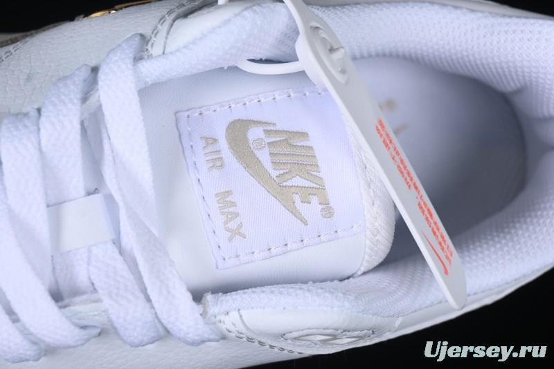 Nike Air Max 1 Retro Running Shoes with Half-Sole Air Cushion - AA0512-100