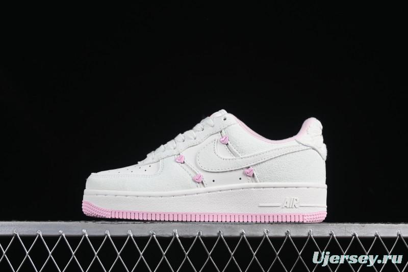 Nike Air Force 1 '07 Low Valentine's Day Limited Casual Sneakers with Full-Length Air Cushion - HV5992-111