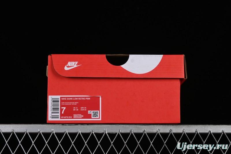 Nike Dunk Low Urban Landscape 2.0 Cracked Suede SB Low-Top Casual Sneakers - HF4878-053