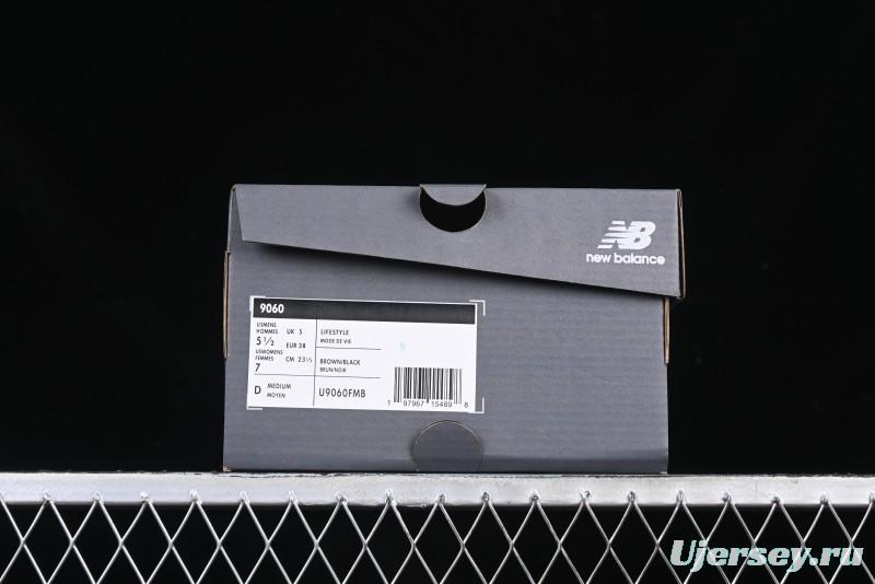 New Balance NB9060 Series Retro Casual Running Shoes with ABZORB Cushioning - U9060FMB