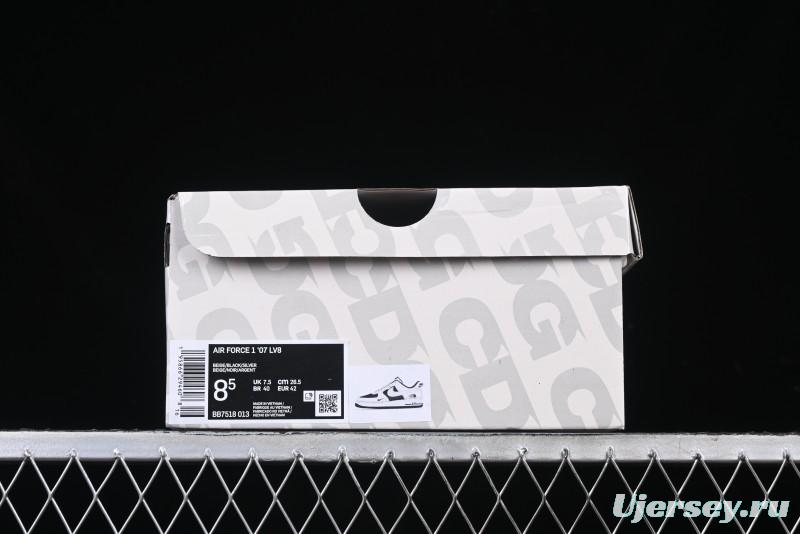 Nike Air Force 1 '07 Low The North Face x CDG Black White Casual Sneakers - BB7518-013