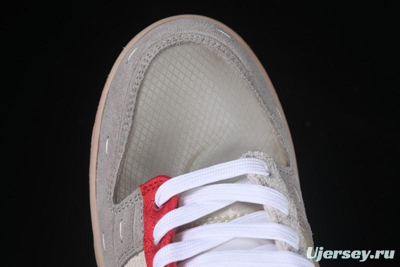 Nike Clot x Dunk Low SB 'What The' Casual Sneakers with Silk, Terracotta, and Holographic Elements - FN0316-999