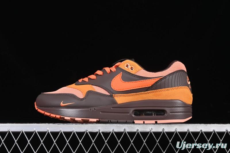 Nike Air Max 1 Retro Running Shoes with Half-Sole Air Cushion - HF7346-200