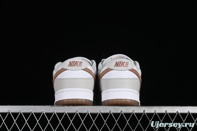 Nike Dunk Low SB Casual Sneakers in Phantom/Khaki Colorway - FJ4188-001