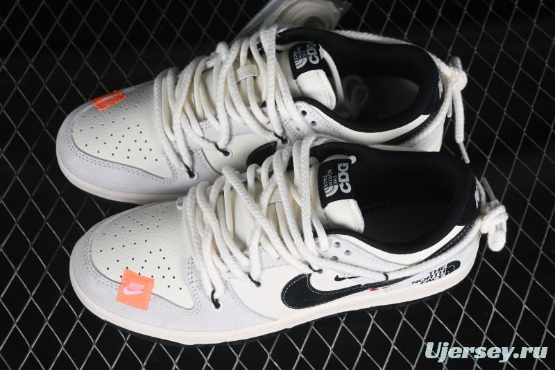 Nike SB Dunk Low The North Face Collaboration Strap Patch Black Hook Anniversary High-End Custom Low-Top Casual Skate Shoes - YC5066-257