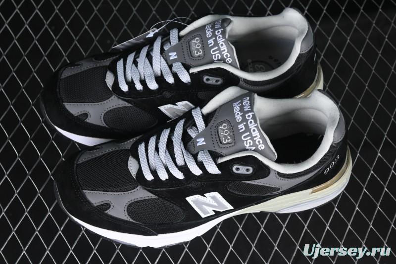 New Balance Made In USA M993 Series Classic Retro Casual Running Shoes - MR993BK