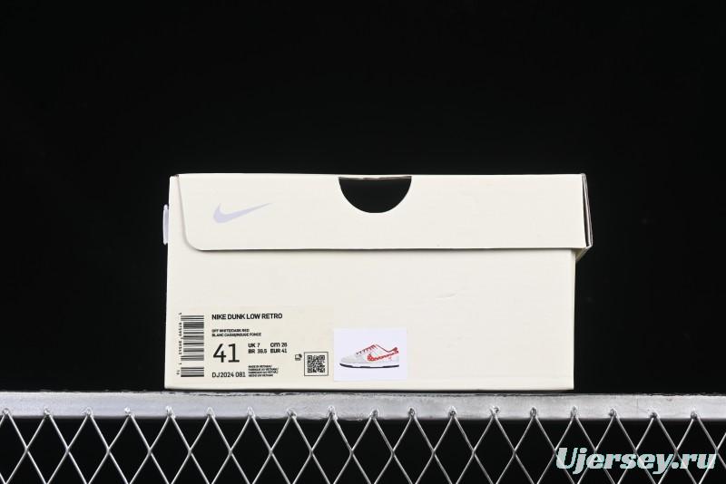 Nike SB Dunk Low Year of the Snake Series Monogram Red Swoosh Anniversary Custom Low-Top Casual Skate Shoes - DJ2024-081