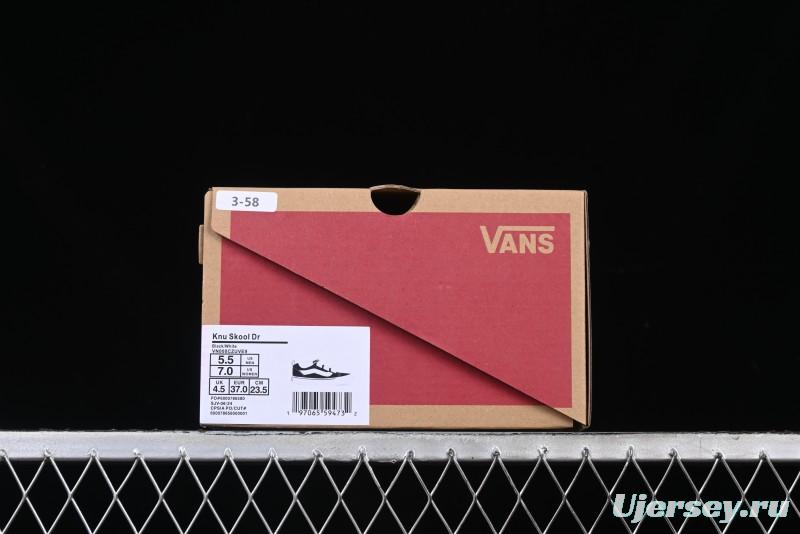 Vans Knu Skool DR Black White New Series Chunky Sneakers - VN000CZUVE9