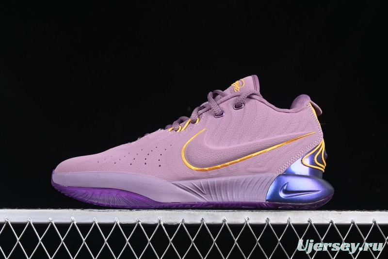 Nike LeBron XXI EP Basketball Shoes with Zoom Air Cushion and Rope Lacing System - FV2345-500