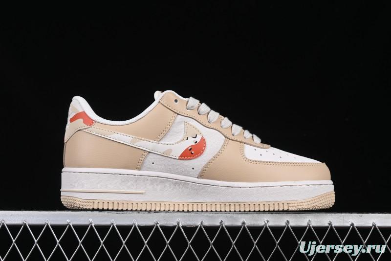 Nike Air Force 1 '07 Low The North Face Collaboration Casual Sneakers in Milk Tea - DM6688-048