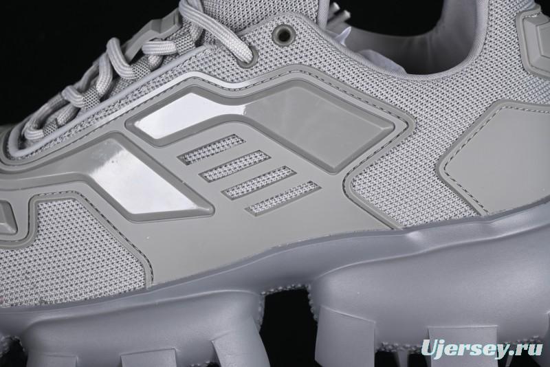 Prada Cloudbust Air Thunder Lifestyle Low-Top Sneakers with Anti-Slip and Wear-Resistant Design - 2EG293