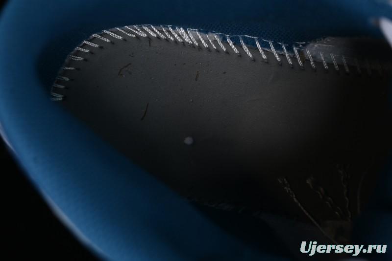 Nike Air Jordan 1 Mid Industrial Blue Basketball Shoes with Air Cushion - FN5215-141