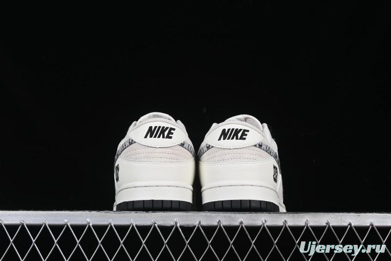 Nike SB Dunk Low UN Collaboration Anniversary Custom Sneakers with Black Swoosh - DJ2024-068