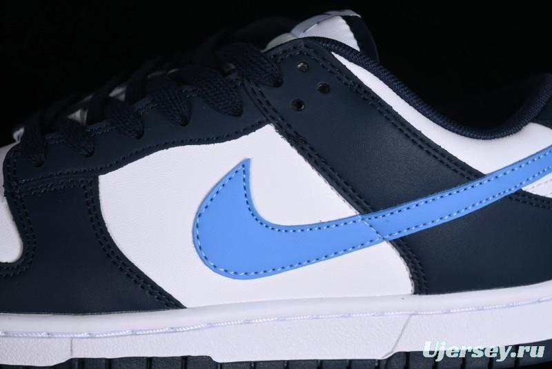 Nike Dunk Low SB Casual Skate Shoes in Obsidian/University Blue Colorway - FN7800-400