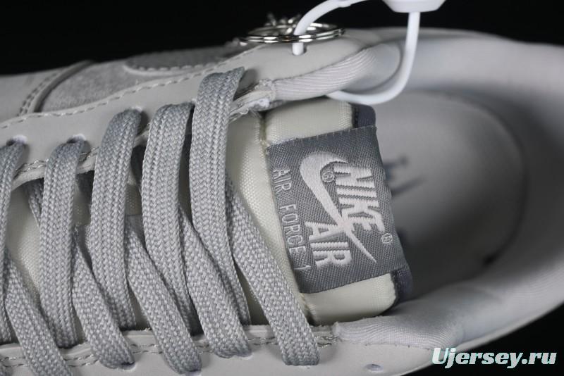 Nike Air Force 1 '07 Low Stussy Collaboration Galaxy Grey Low-Top Casual Sneakers - KK1988-055