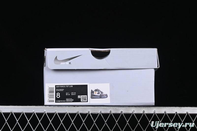 Nike Air Force 1 '07 Low Panda Smiley Low-Top Casual Sneakers - CV9879-542