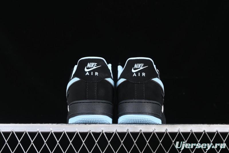 Nike Air Force 1 '07 Low Supreme Collaboration Tiffany Blue Low-Top Casual Sneakers - DF0188-025