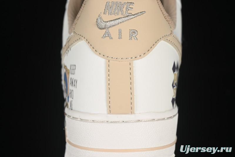 Nike Air Force 1 '07 Low Casual Sneakers with Pop Mart Molly Design - FJ7740-210