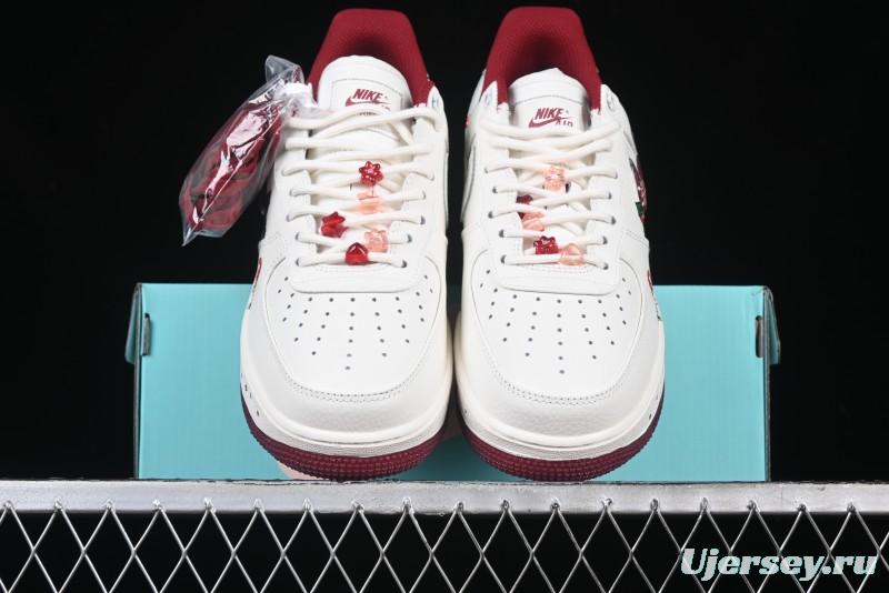 Nike Air Force 1 '07 Low "Grandma Christmas" Limited Edition Custom Casual Sneakers - FZ5068-616