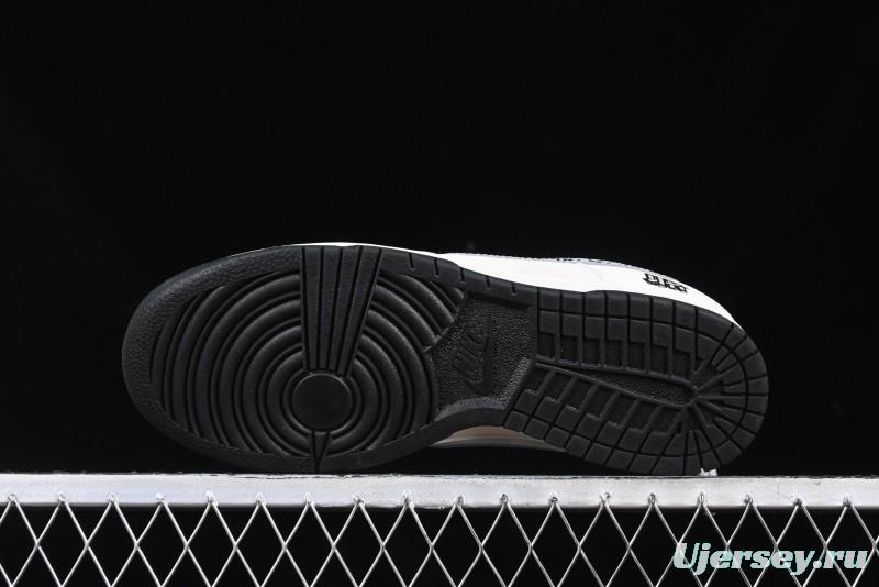 Nike SB Dunk Low UN Collaboration Anniversary Custom Sneakers with Black Swoosh - DJ2024-068