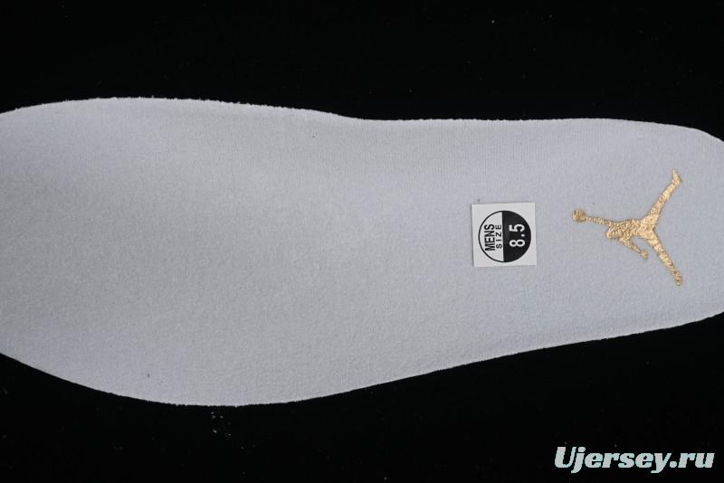 Nike Air Jordan 4 Retro Sneakers with Metallic Gold Design - AQ9129-170