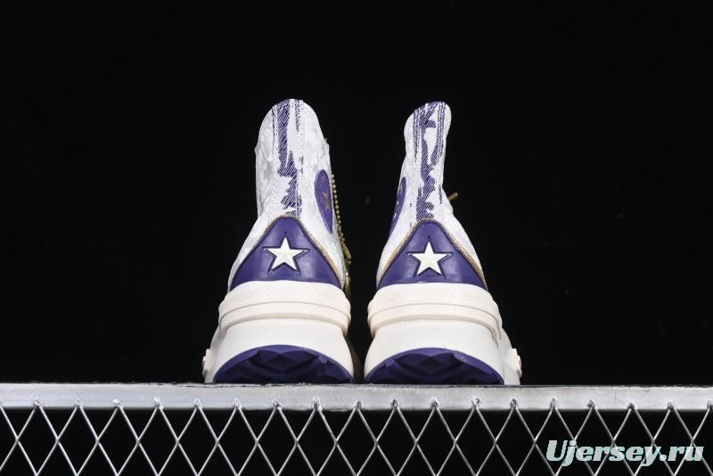 Converse Legacy Run Star Snake Year Limited Edition Platform Sneakers with Cushioned Sole - A13350C