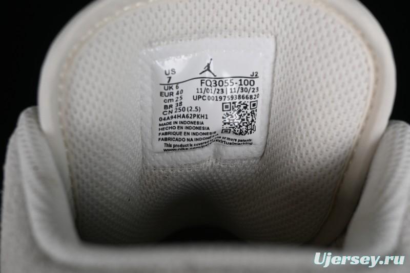 Nike Air Jordan 1 Low AJ1 Casual Sneakers in Earth Gray - FQ3055-100