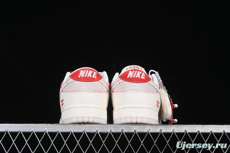 Nike SB Dunk Low Supreme Collaboration Anniversary Custom Low-Top Casual Sneakers - DM6868-033