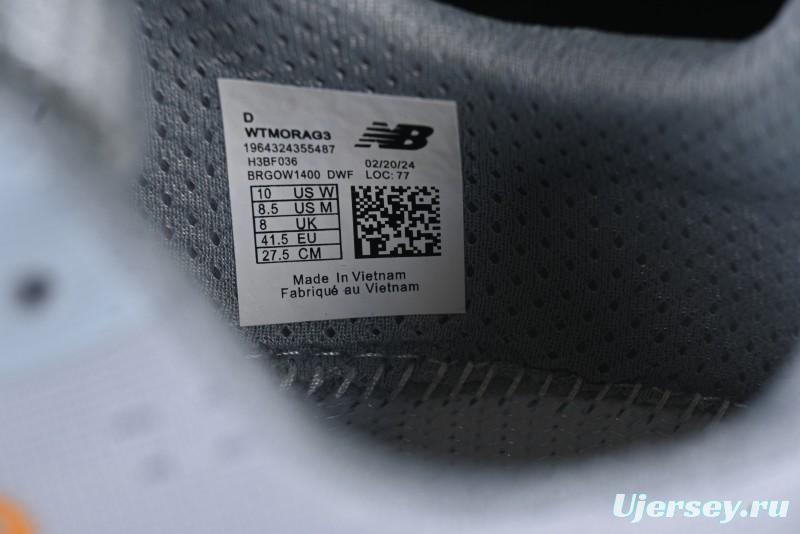 New Balance Fresh Foam X More V3TDS Low-Top Running Shoes with Durable Slip-Resistant Outsole - WTMORAG3