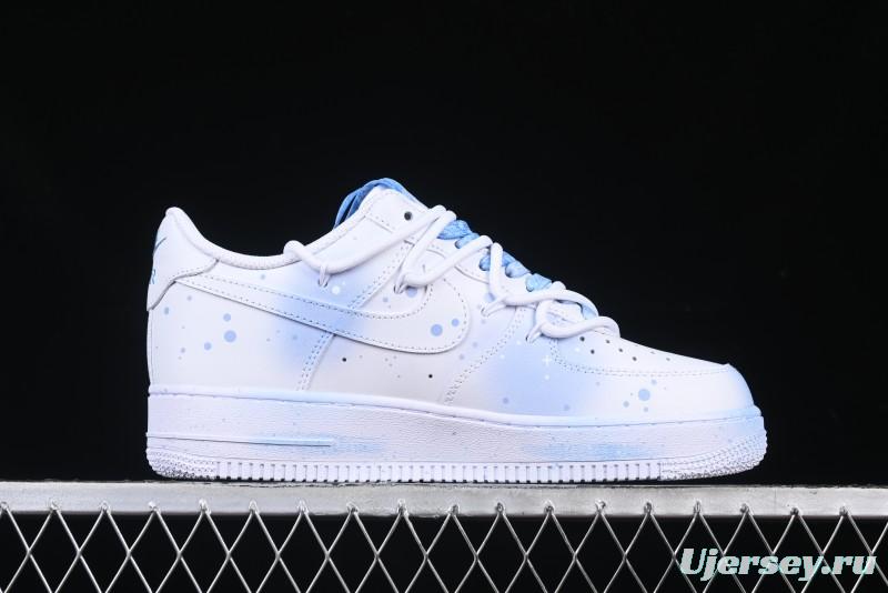 Nike Air Force 1 '07 Low Snow Tie-Dye Casual Sneakers with Lace-Up Closure - ZH0316-057