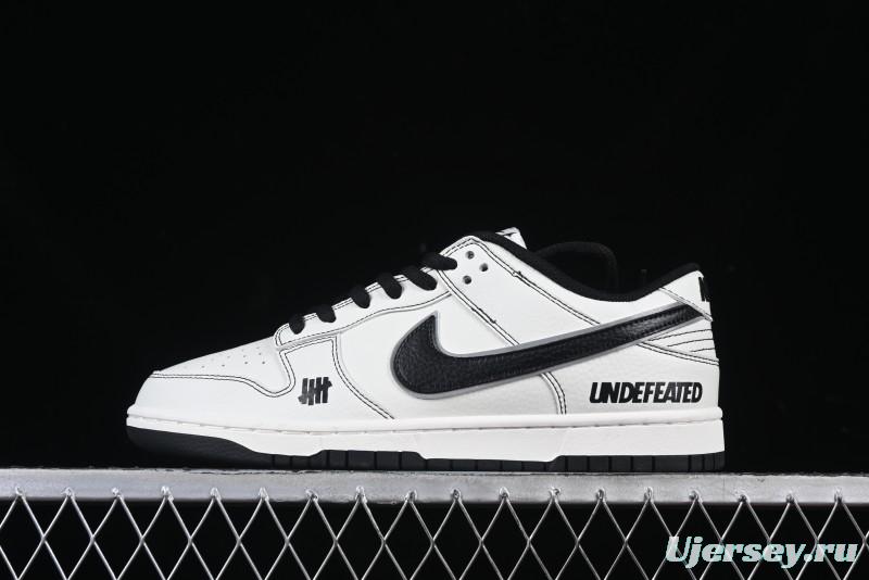 Nike SB Dunk Low x Undefeated Anniversary High-End Custom Low-Top Casual Skate Shoes - UN1697-666