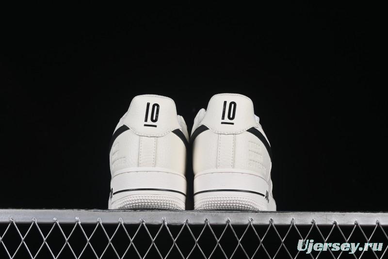 Nike Air Force 1 '07 Low Ted x Portland Triple Collaboration Reflective Black Casual Sneakers - DD8959-706