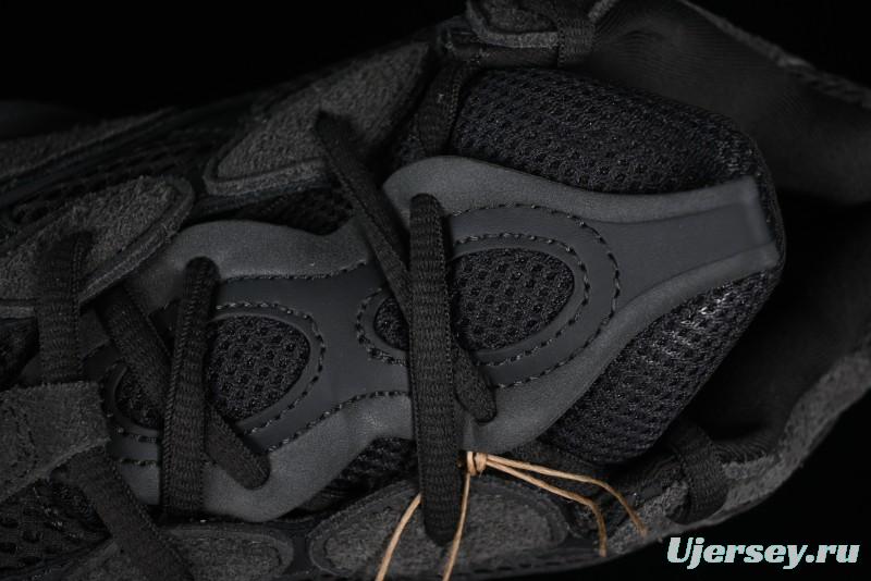 Adidas Yeezy 500 Black Casual Running Shoes - F36640