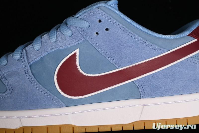 Nike SB Dunk Low "Phillies" Suede Casual Skate Shoes - DQ4040-400