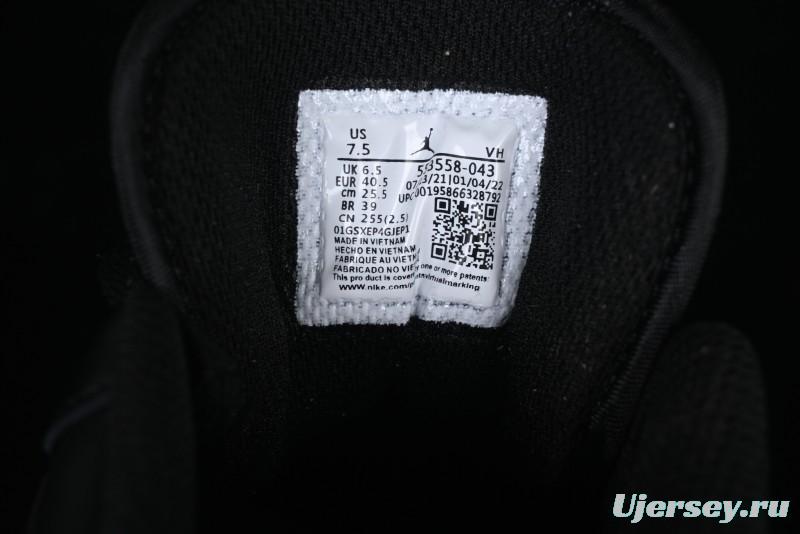 Nike Air Jordan 1 Low Retro Basketball Shoes in Black and White - 553558-043