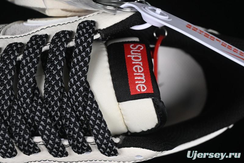 Nike Air Force 1 '07 Low Supreme Collaboration Casual Sneakers with Full-Length Air Cushion - BB7518-012